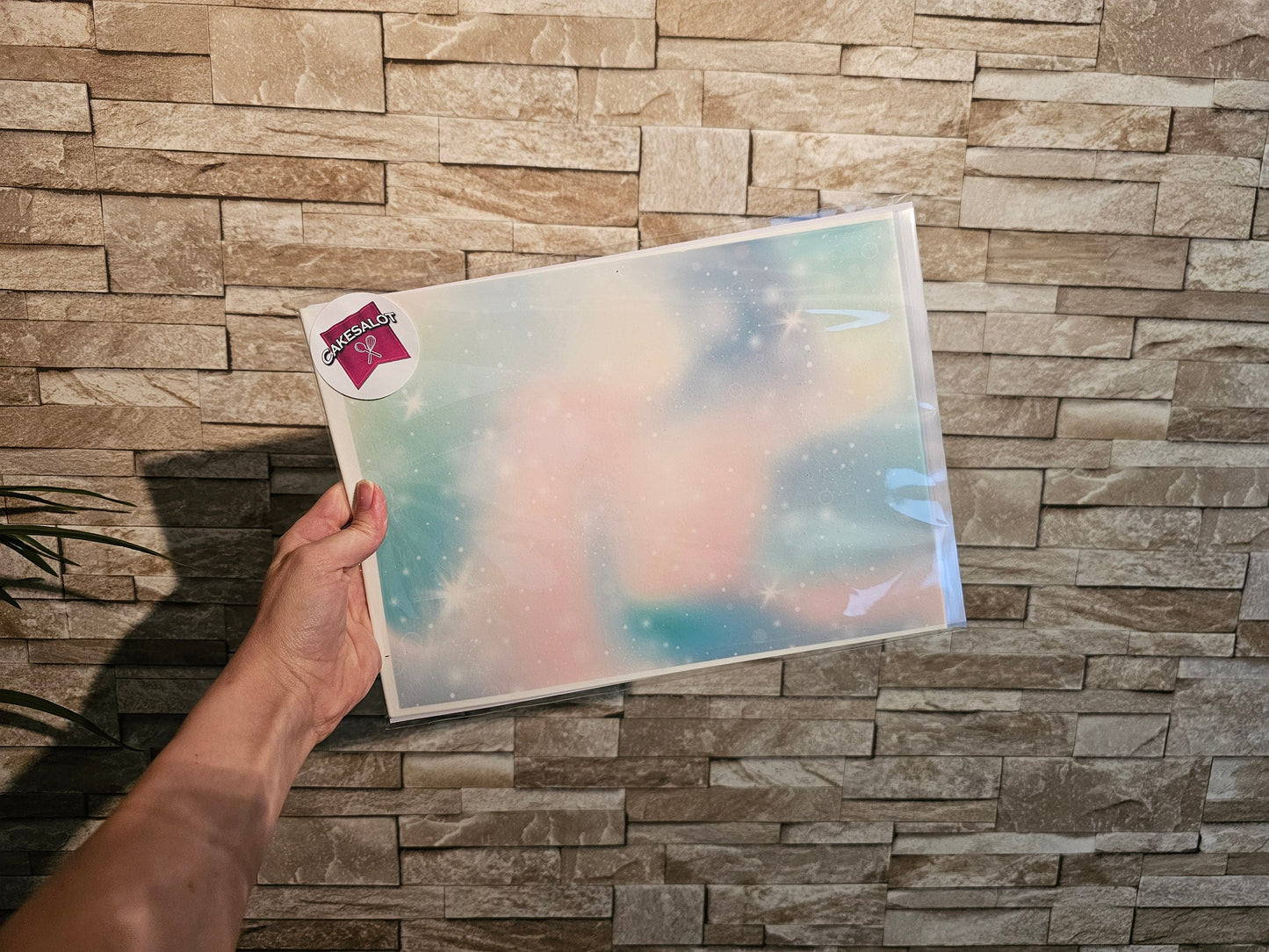 Unicorn Pastel Clouds Edible Print Cake Wrap